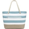 Canvas+jute  Large - Light Blue