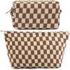 Checkered  2PCS - Brown
