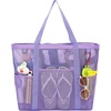 Large  Zipper Closure - Purple
