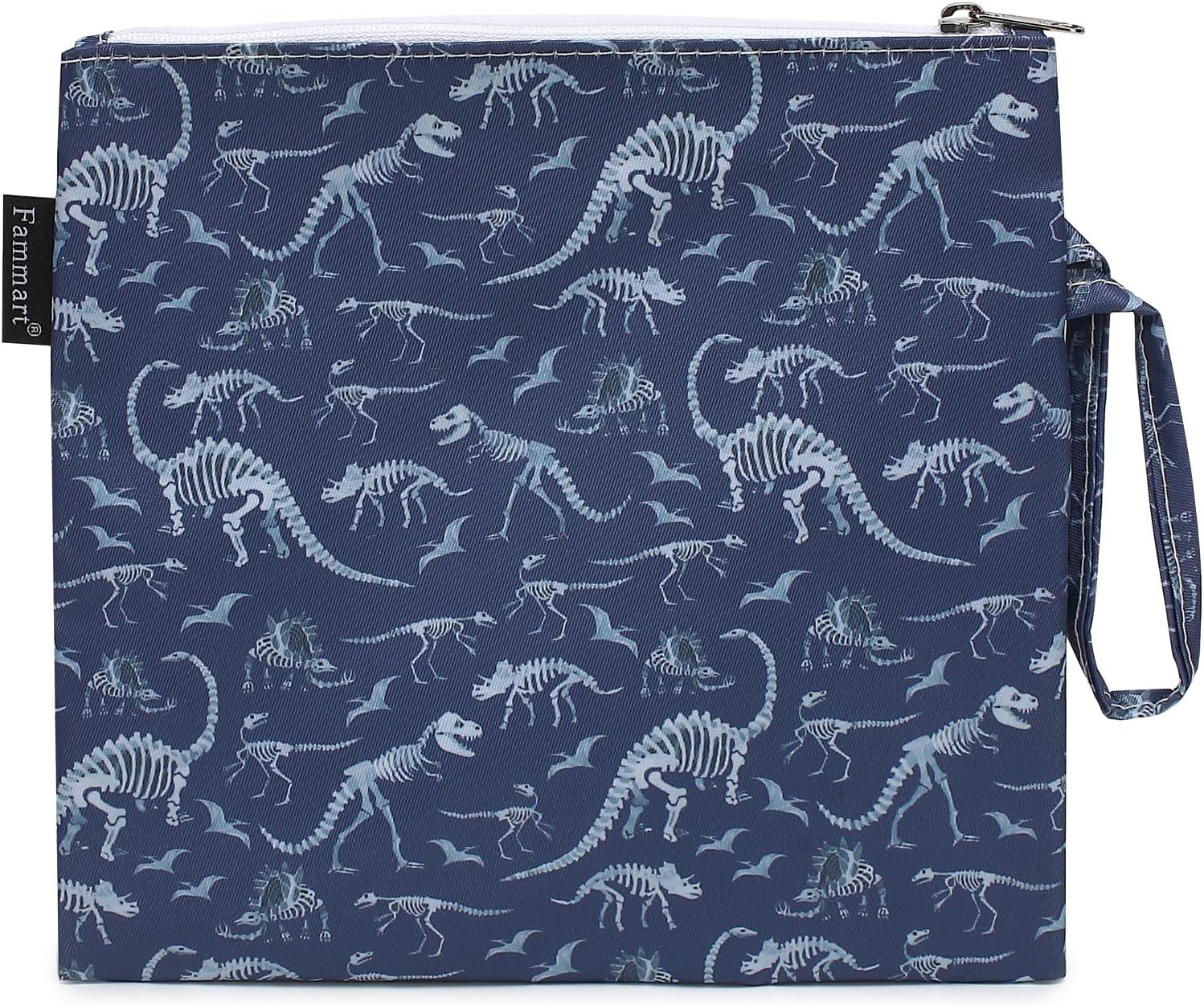 image:imageFammart Reusable Sandwich BagSnack Bag for Kids amp Adults Dual Layer Lunch Bag with Handle Washable Food Safe BPA Free 1Pack AstronautLarge 1 Pack Dinosaur Fossil