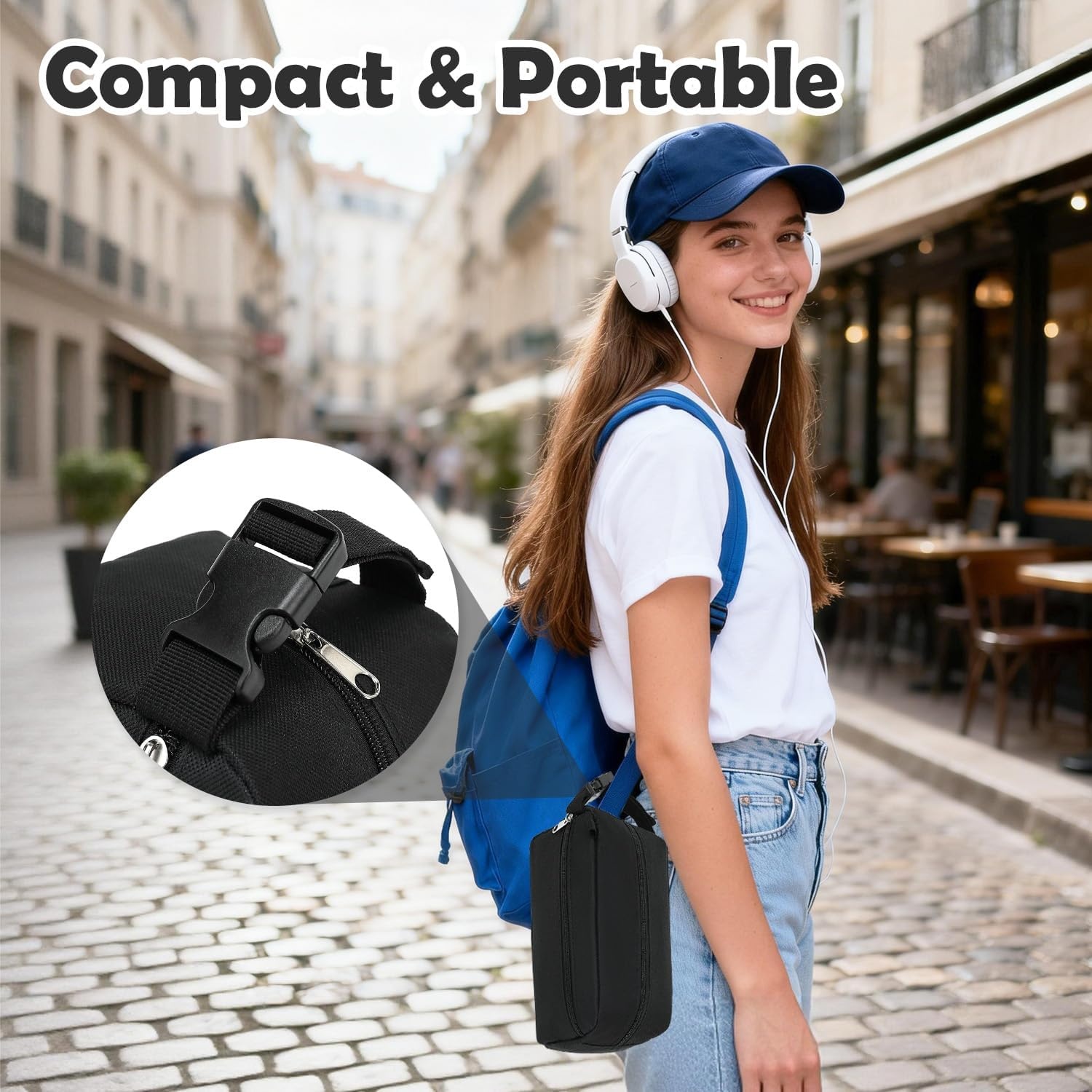 image:imageFammart Reusable Sandwich BagSnack Bag for Kids amp Adults Dual Layer Lunch Bag with Handle Washable Food Safe BPA Free 1Pack Astronautwith Ice Packs Black